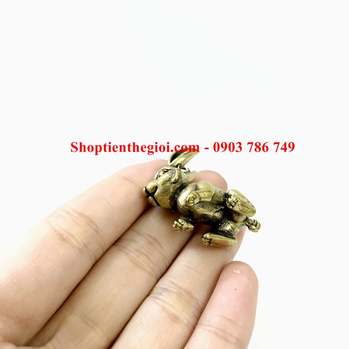 Móc Khóa Tượng Đồng Con Thỏ - SP005217